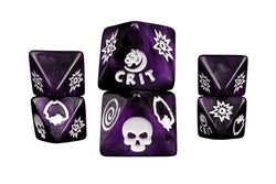 Panther Purple D8 Dice Set (ONLINE ORDER ONLY)