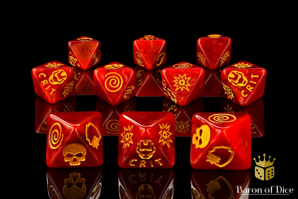 Armored Suit D8 Dice Set (ONLINE ORDER ONLY)