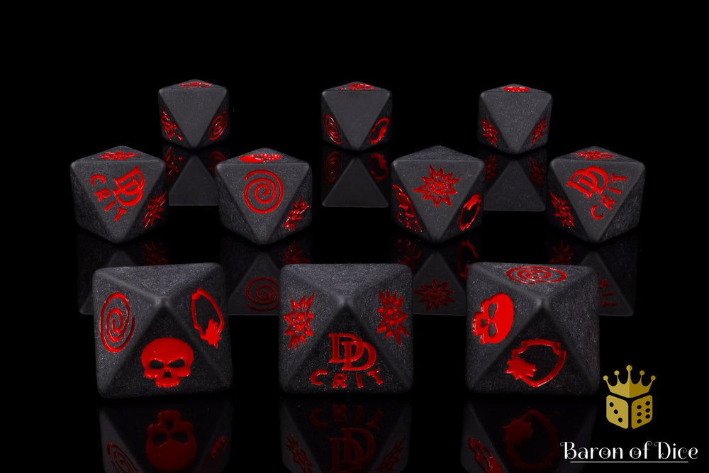 Hells Kitchen D8 Dice Set (ONLINE ORDER ONLY)