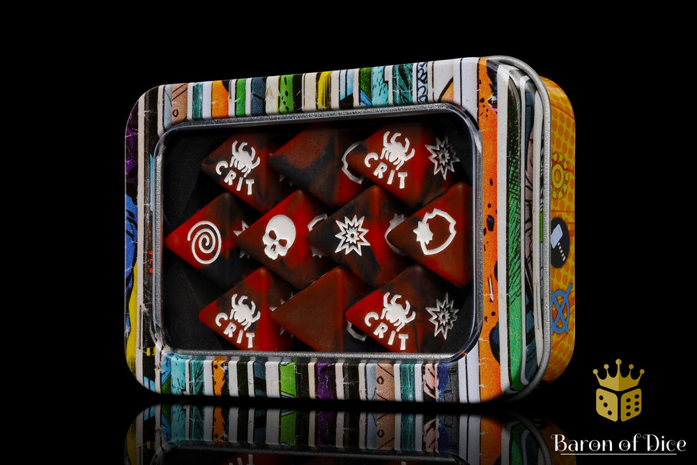 Electric Spider D8 Dice Set (ONLINE ORDER ONLY)