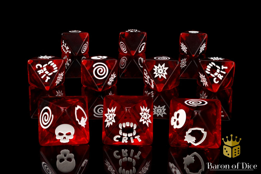 Dracula D8 Dice Set (ONLINE ORDER ONLY)