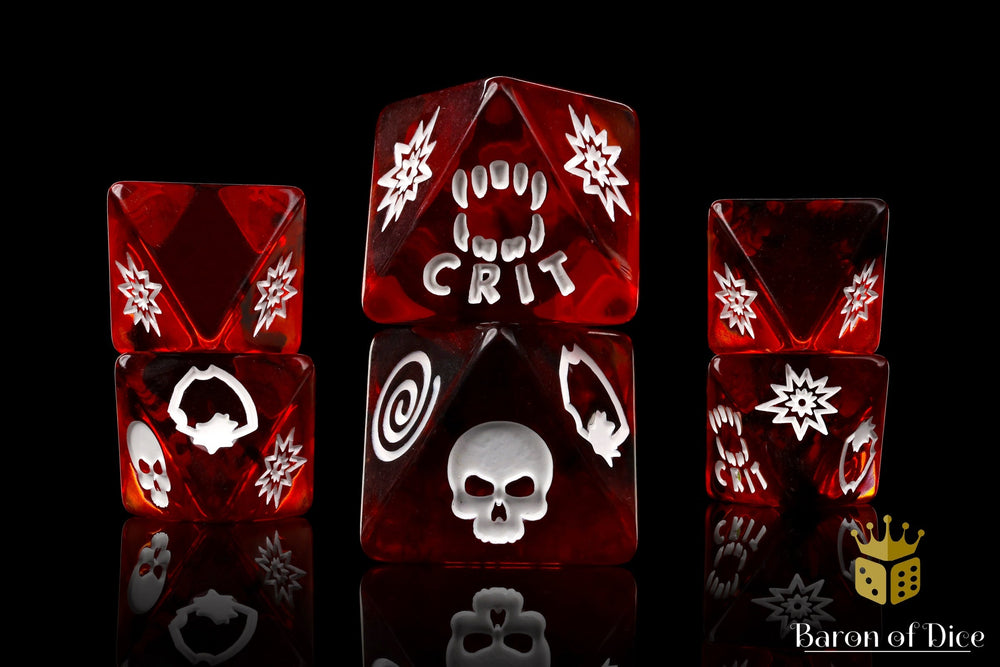 Dracula D8 Dice Set (ONLINE ORDER ONLY)