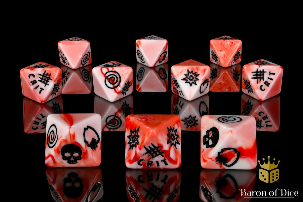 Bloody Claws D8 Dice Set (ONLINE ORDER ONLY)