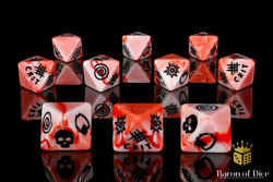 Bloody Claws D8 Dice Set (ONLINE ORDER ONLY)