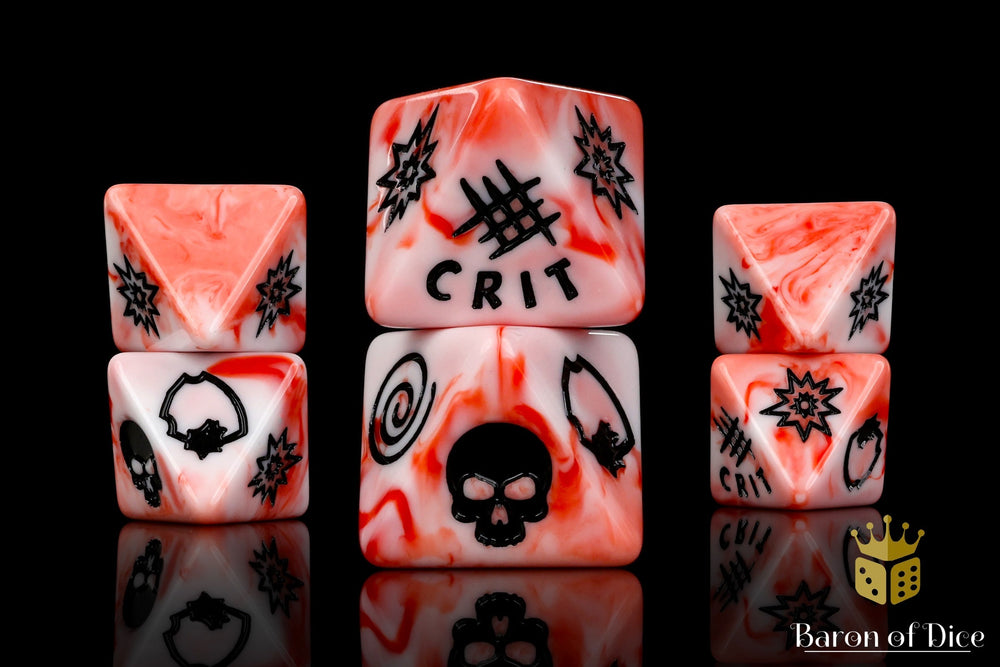Bloody Claws D8 Dice Set (ONLINE ORDER ONLY)