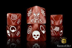 Bloody Symbiote Dice - D8 Set (ONLINE ORDER ONLY)