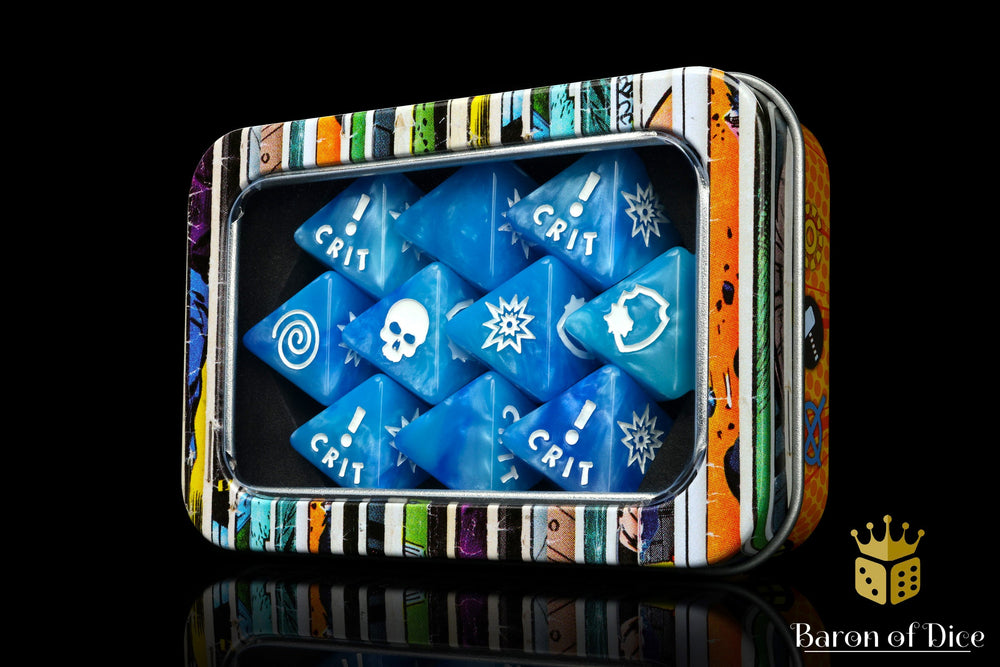 Generic Blue D8 Dice Set (ONLINE ORDER ONLY)