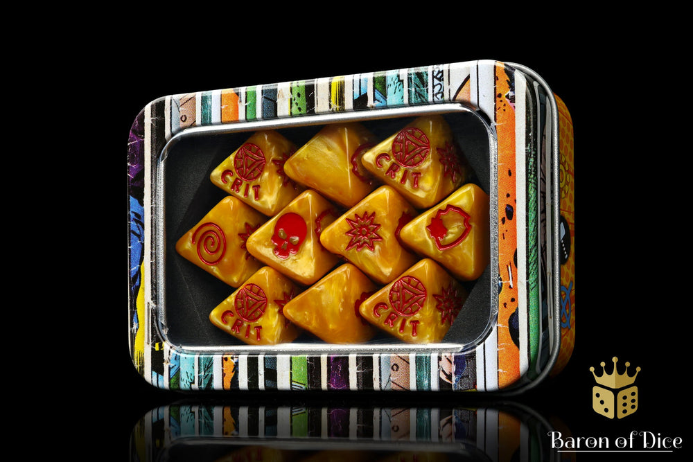 Nuclear Reactor D8 Dice Set (ONLINE ORDER ONLY)