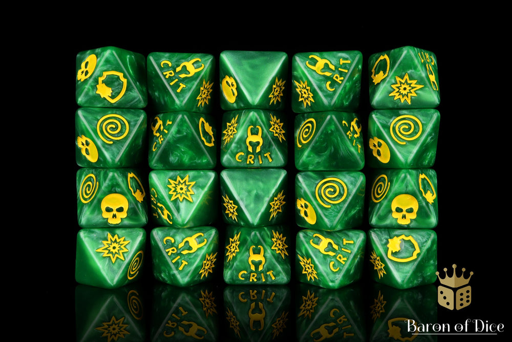 Loki's Mischief D8 Dice Set (ONLINE ORDER ONLY)