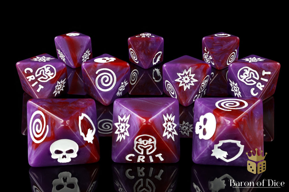 Menacing Mutants D8 Dice Set (ONLINE ORDER ONLY)