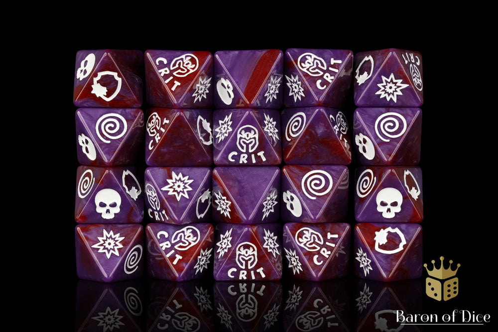 Menacing Mutants D8 Dice Set (ONLINE ORDER ONLY)