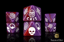 Menacing Mutants D8 Dice Set (ONLINE ORDER ONLY)