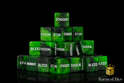 Status Effect | Comic Book Compatible Dice Set | Variety 1 (ONLINE ORDER ONLY)