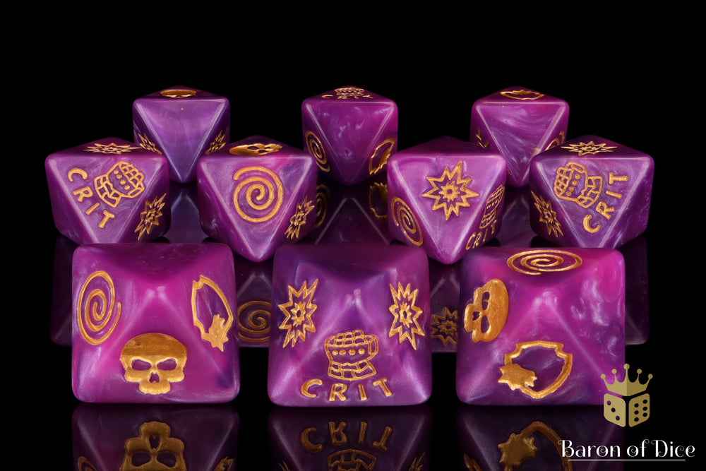 Power Fist D8 Dice Set (ONLINE ORDER ONLY)