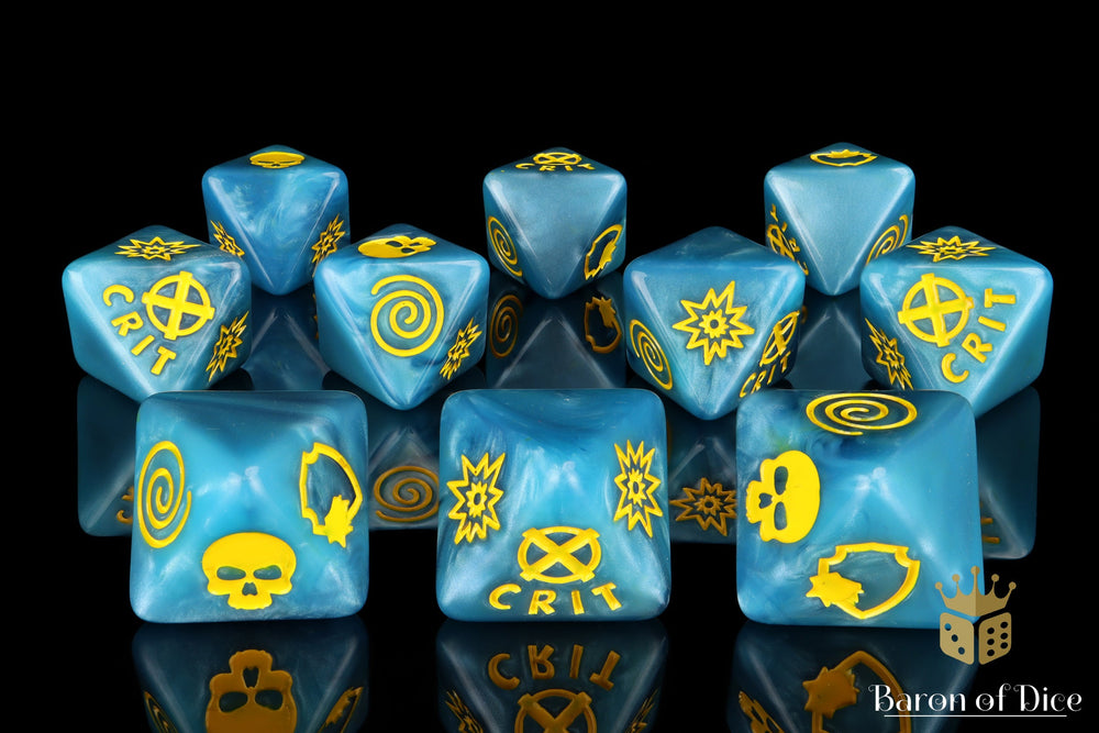 Heroic Mutants D8 Dice Set (ONLINE ORDER ONLY)