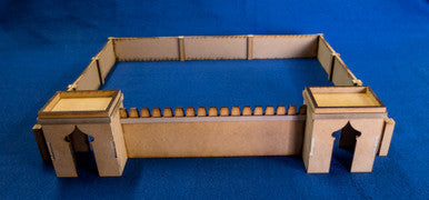 28mm Temple Walls (MDF) - 28MMDF160-2 (Online Order Only)