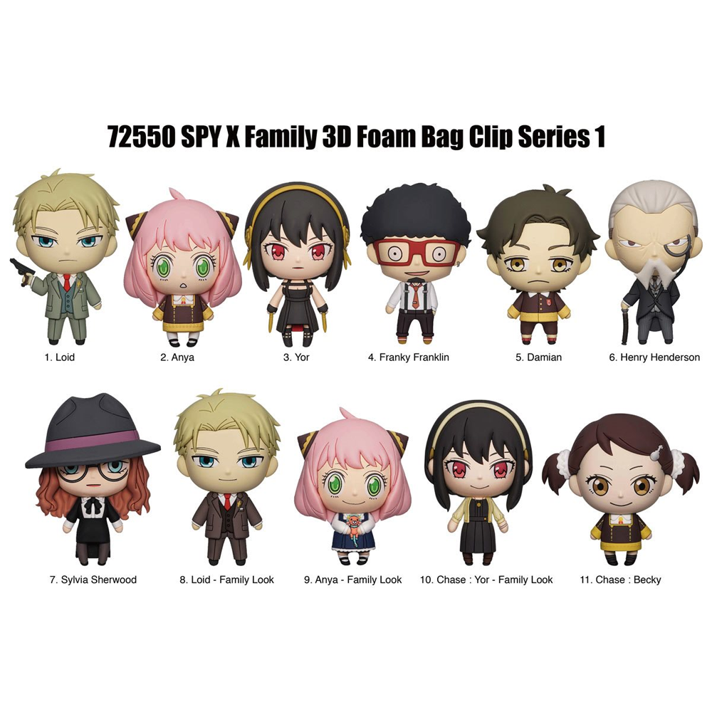 Monogram: Spy x Family - 3D Foam Bag Clip Blind Bag (ONLINE ORDER ONLY)