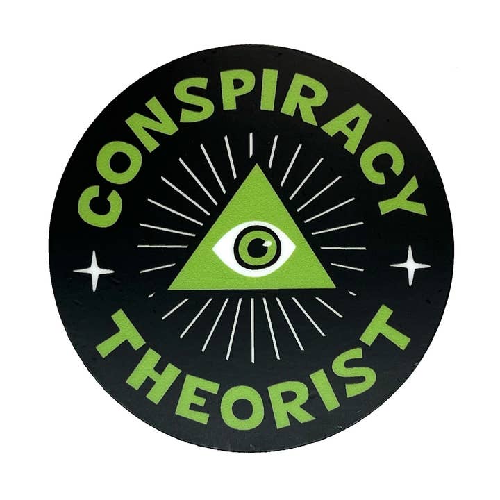Monsterologist: Sticker - Conspiracy Theorist Circle (ONLINE ORDER ONLY)