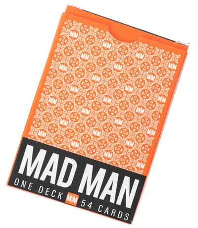 Mad Man Playing Cards: Orange Edition