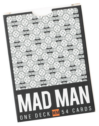 Mad Man Playing Cards: White Edition