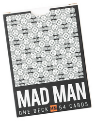 Mad Man Playing Cards: White Edition