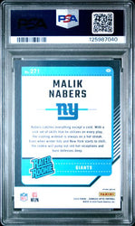 Graded 2024 Panini Donruss Optic Malik Nabers #271 Pink Rookie RC Football Card PSA 10 Gem Mint