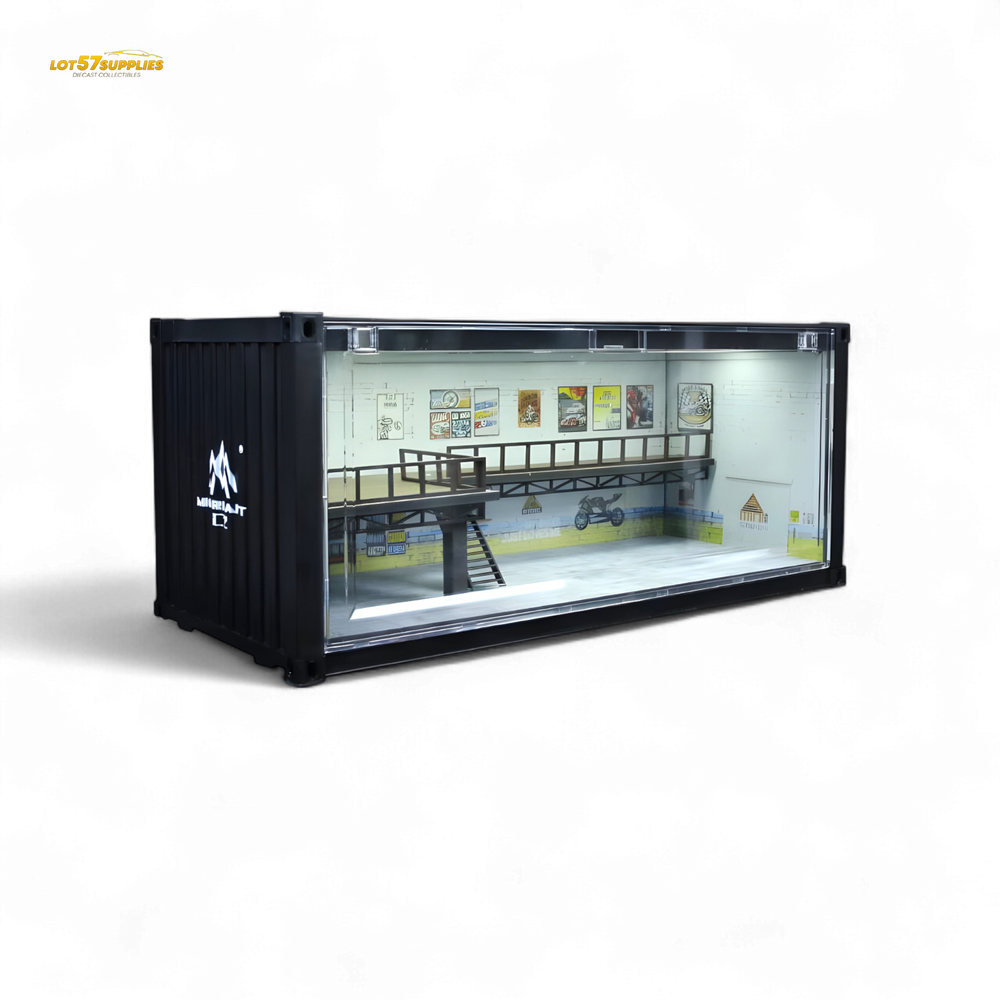 MoreArt CONTAINER REPAIR SHOP SCENE MO400207 Version B 1:64 (ONLINE ORDER ONLY)