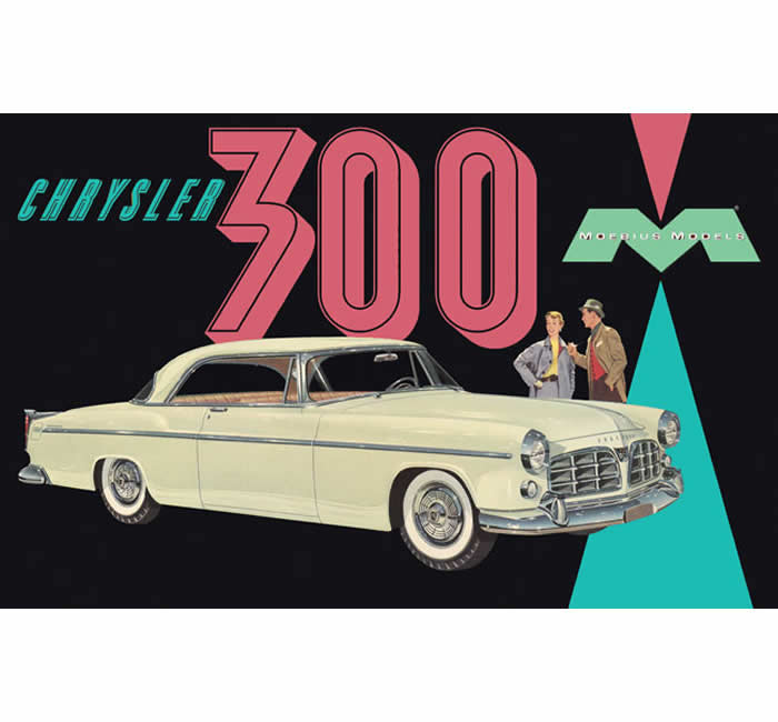 MOE1201 Chrysler 300 1/25 Scale Plastic Model Kit Moebius Models (ONLINE ORDER ONLY)