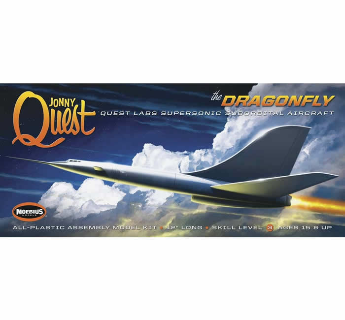 MOE946 Jonny Quest The Dragonfly Plastic Model Kit Moebius Models (ONLINE ORDER ONLY)