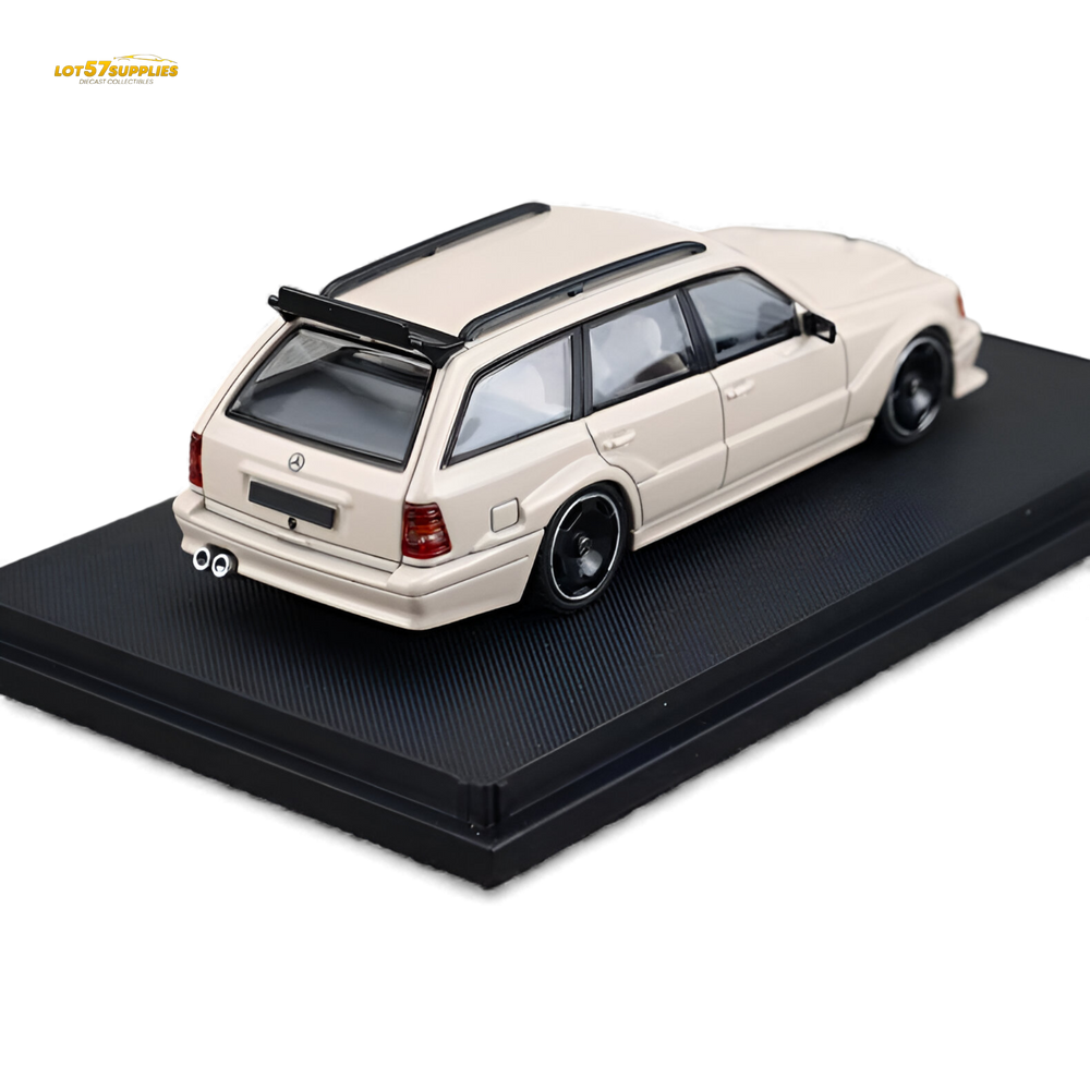 (Pre-Order) Mortal Mercedes-Benz S124 - Milk Tea Color 1:64 (ONLINE ORDER ONLY)