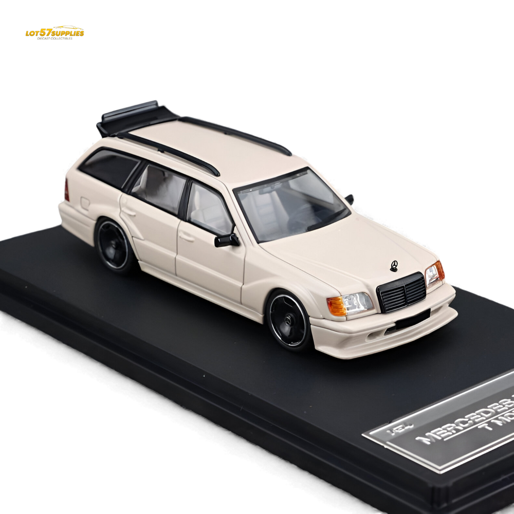 (Pre-Order) Mortal Mercedes-Benz S124 - Milk Tea Color 1:64 (ONLINE ORDER ONLY)