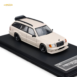 (Pre-Order) Mortal Mercedes-Benz S124 - Milk Tea Color 1:64 (ONLINE ORDER ONLY)