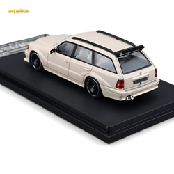 (Pre-Order) Mortal Mercedes-Benz S124 - Milk Tea Color 1:64 (ONLINE ORDER ONLY)