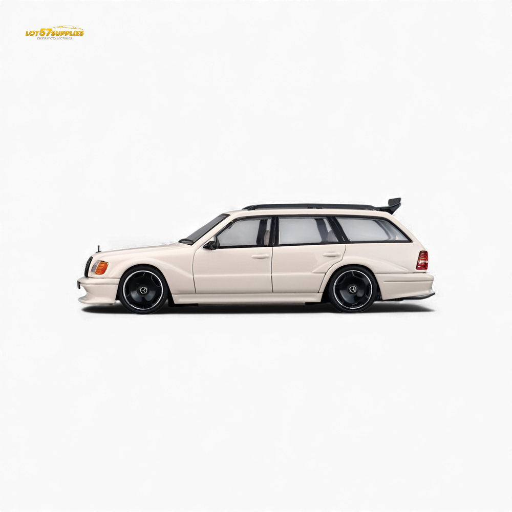(Pre-Order) Mortal Mercedes-Benz S124 - Milk Tea Color 1:64 (ONLINE ORDER ONLY)