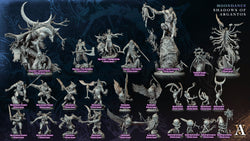 3D Printed Archvillain Games Draevan - Lycan Exarch Moondance - Shadows of Argantos 28 32mm D&D (Online Only)