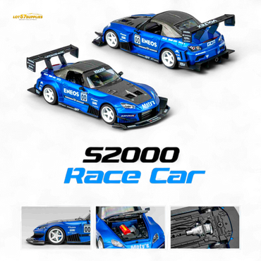 MicroTurbo Honda S2000 ENEOS #00 TOP FUEL - Candy Blue 1:64