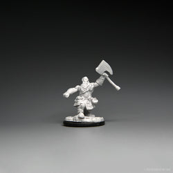 Magic: the Gathering - Unpainted Miniatures - Dwarf Fighter & Dwarf Cleric (ONLINE ORDER ONLY)
