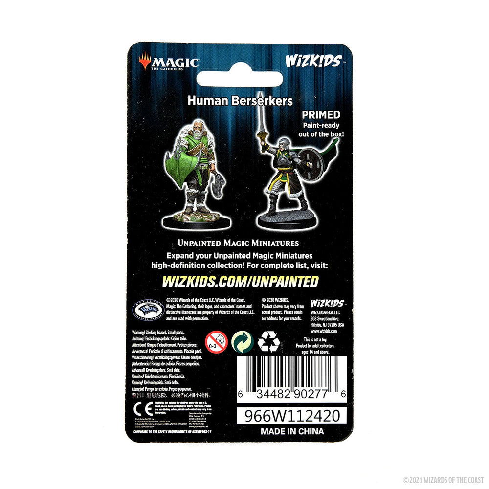 Magic: the Gathering - Unpainted Miniatures - Human Berserkers (ONLINE ORDER ONLY)