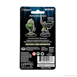 Magic: the Gathering - Unpainted Miniatures - Human Berserkers (ONLINE ORDER ONLY)