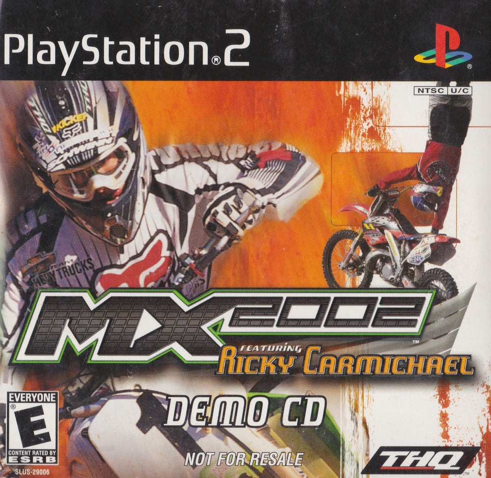MX 2002 Featuring Ricky Carmichael [Demo Disc] (Playstation 2) (Online Only)
