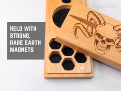 Barbarian | Engraved Dual Hex Dice Vault (ONLINE ORDER ONLY)