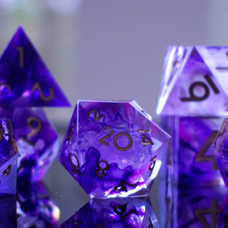 PRE-ORDER || Mage Hand Sharp-Edged Resin Dice Set