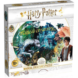 Magical Creatures Harry Potter 500 Piece Round Jigsaw Puzzle Top Trumps (ONLINE ORDER ONLY)