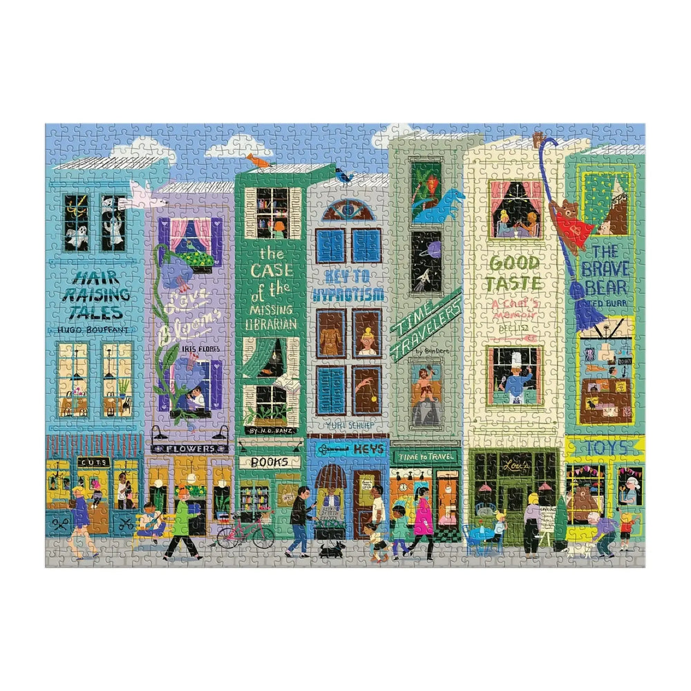 Main Street Books 1000 Piece Jigsaw Puzzle Galison