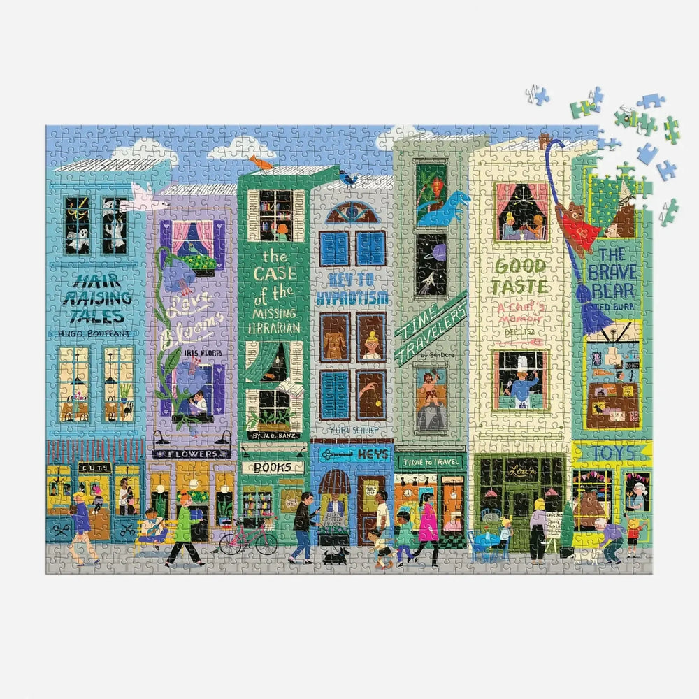 Main Street Books 1000 Piece Jigsaw Puzzle Galison