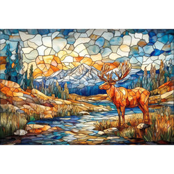Majestic Moose 1000 Piece Jigsaw Puzzle Trippy (ONLINE ORDER ONLY)
