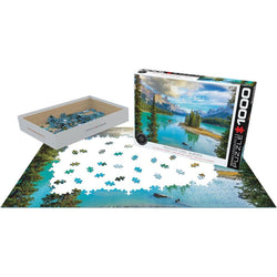Maligne Lake Jasper Park Alberta 1000 Piece Jigsaw Puzzle Eurographics (ONLINE ORDER ONLY)