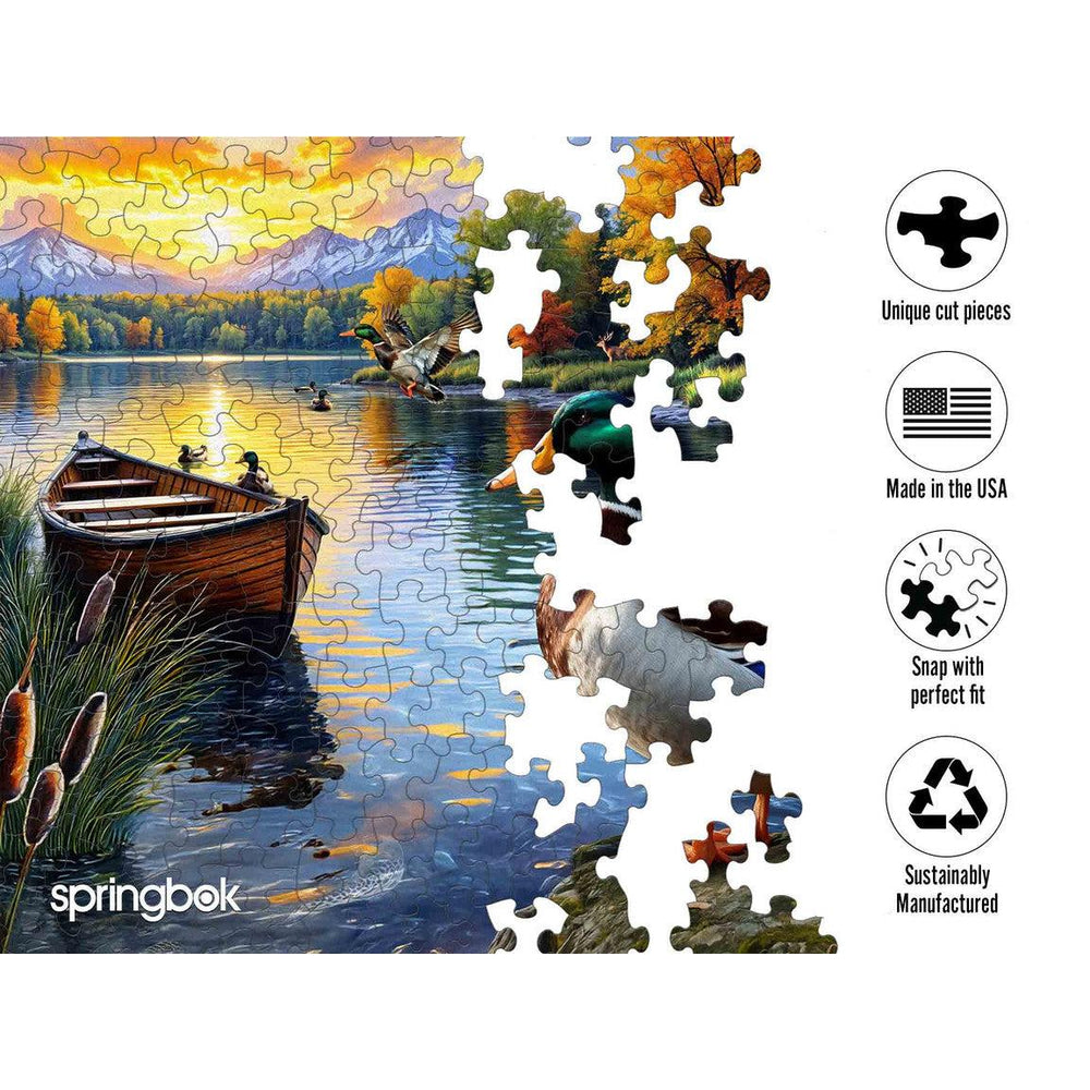 Mallard Morning Glow 1000 Piece Jigsaw Puzzle Springbok (ONLINE ORDER ONLY)