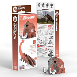 Mammoth 3D Cardboard Model Kit Eugy (ONLINE ORDER ONLY)