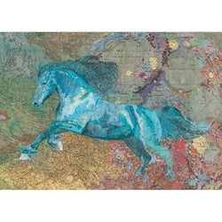 Map Horse Map Art 2000 Piece Jigsaw Puzzle Heye (ONLINE ORDER ONLY)